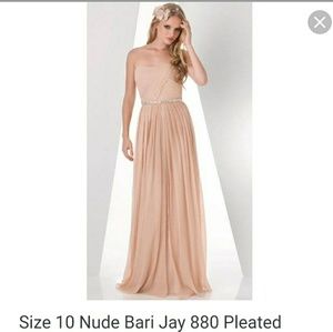 Bari Jay 880 Pleated Bodice Bridesmaid Dress